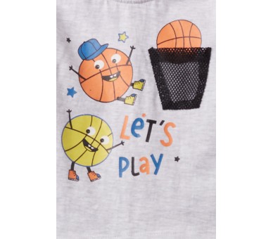 Conjunto camiseta y pantalón niño baloncesto