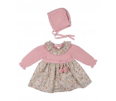 Vestido con capota bebé