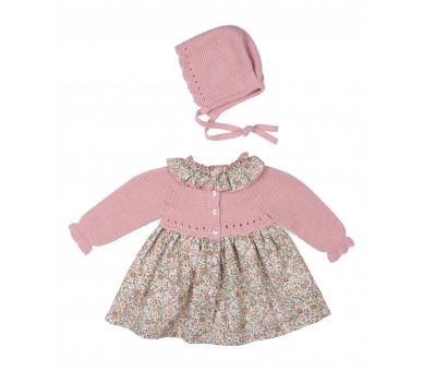 Vestido con capota bebé