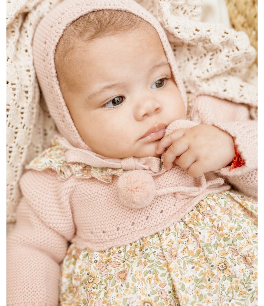 Vestido con capota bebé