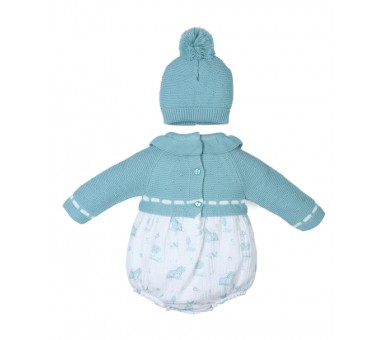 Pelele con gorrito bebé