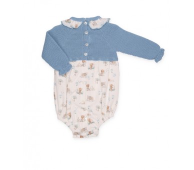 Pelele cuerpo punto animalitos  Juliana